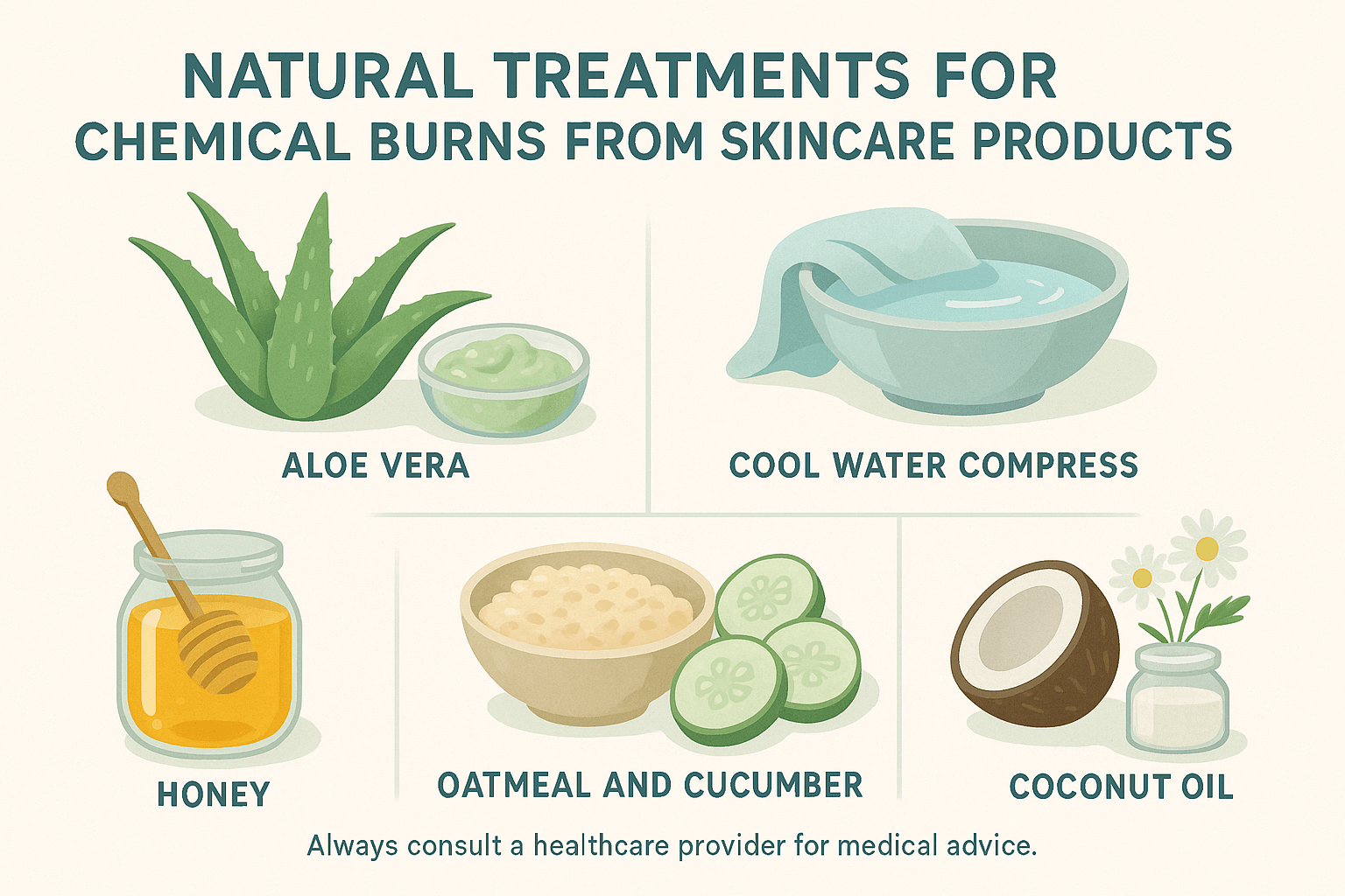 How to Treat Chemical Burns from Skincare Naturally